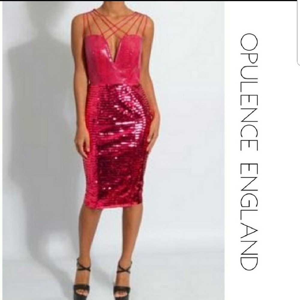 Hot Pink Cocktail Dress